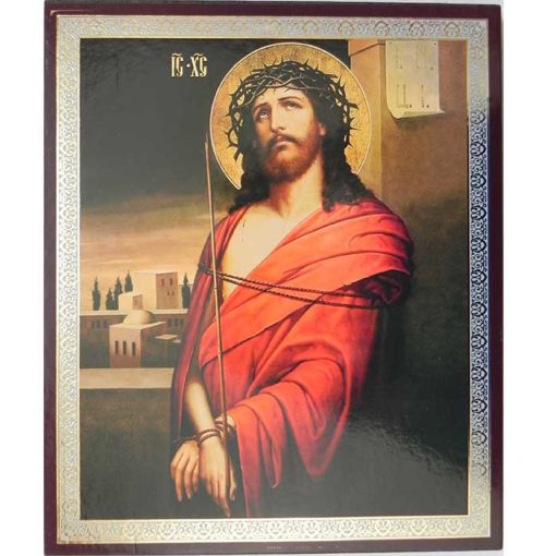 Icoana Hristos cu coroana de spini – 20 x 24 cm