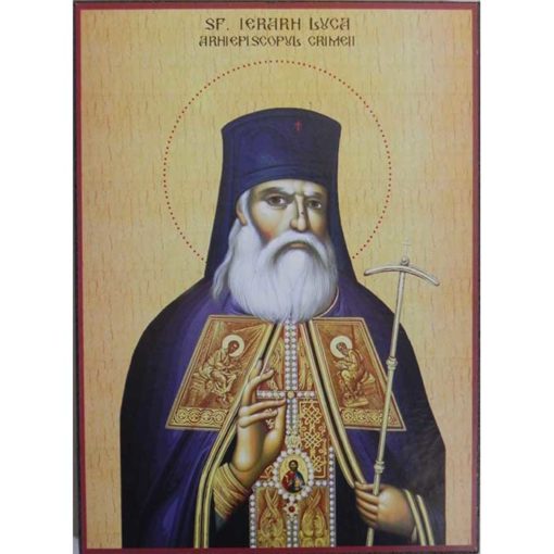 Icoana cu Sf. Luca de Crimeea, doctorul – 20 x 30 cm