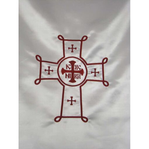 Dvera brodata cu cruce bizantina