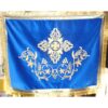 Acoperamant personalizat pentru Sf. Evanghelie brodat cu cruce si numele parohiei sau manastirii