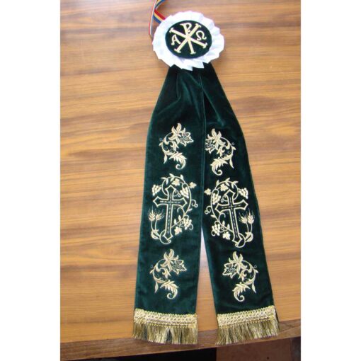 Ornamente brodate pentru icoane si lumanari, dicheri si tricheri