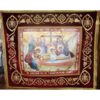 Epitaf brodat pe catifea cu serafimi, struguri si spice  (140 x 120 cm) – pentru Postul Mare