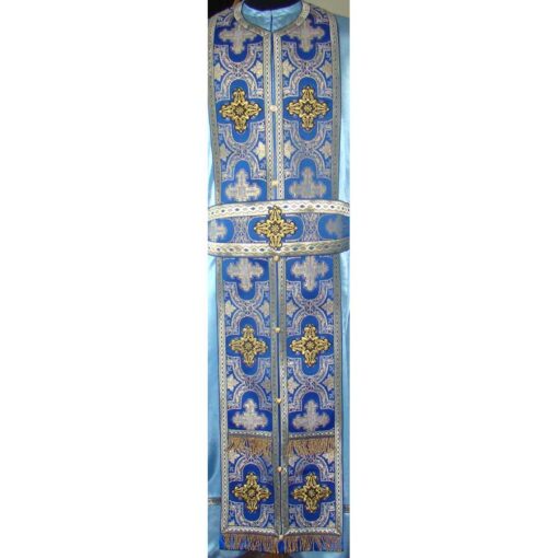 Epitrahil din brocard cu cruci brodate – diferite modele si culori