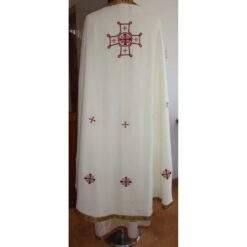 Vesmant preotesc brodat cu cruci bizantine mici
